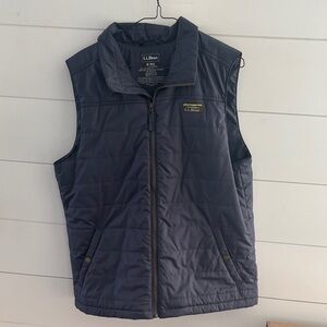 L.L. Bean Dark Blue Quilted Vest
